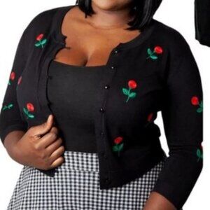 Voodoo Vixen Cropped Cardigan XXL